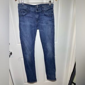 Womens 7 for all mankind straight leg size 27 Dark Wash
